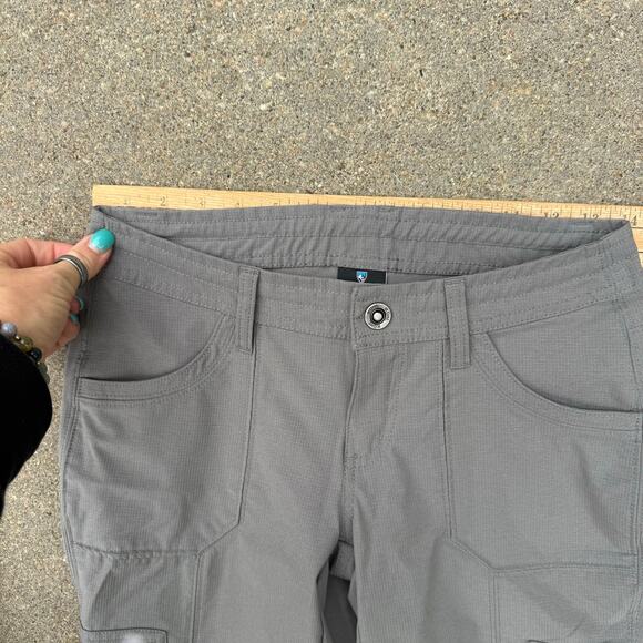Kuhl Horizn Skinny Trail Hiking Pants Gray Size 2 Short Style 6276 - Picture 7 of 9